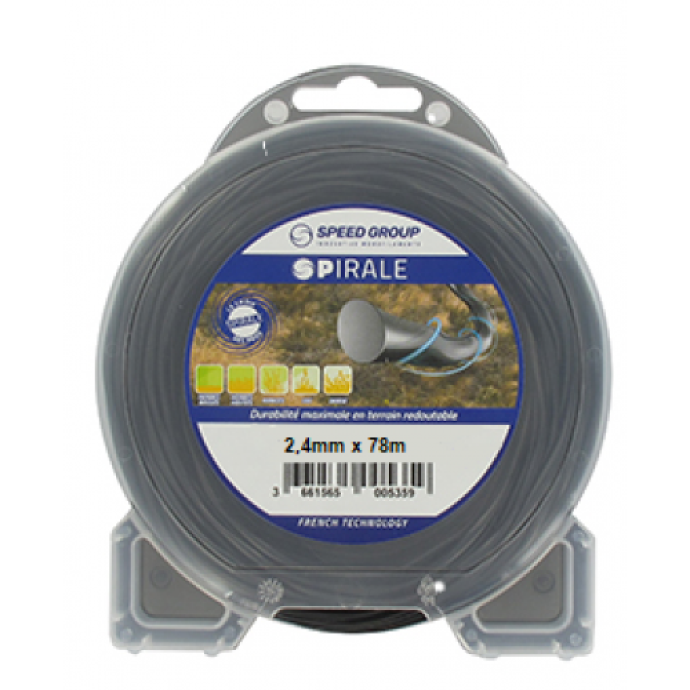 Косильна жилка SPirale Black 2.40 mm x 78 m